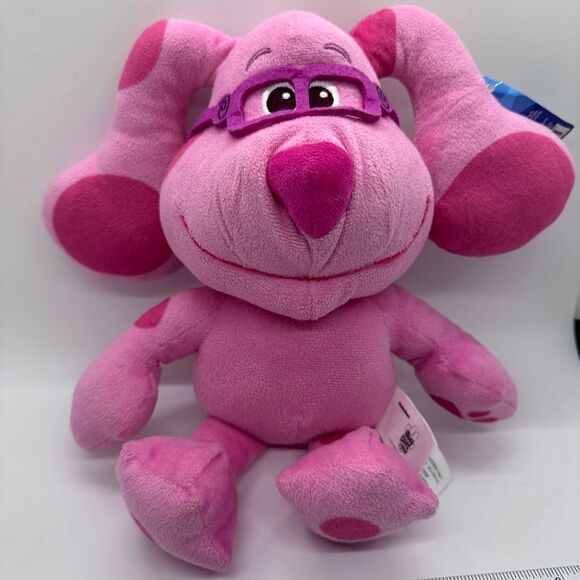 Blue's Clues Pink Puppy Plush Stuffed Animal Toy Nick Jr Character Soft ‎ 12in - Picture 1 of 8